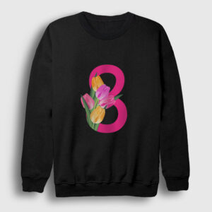 8 Mart Sweatshirt siyah
