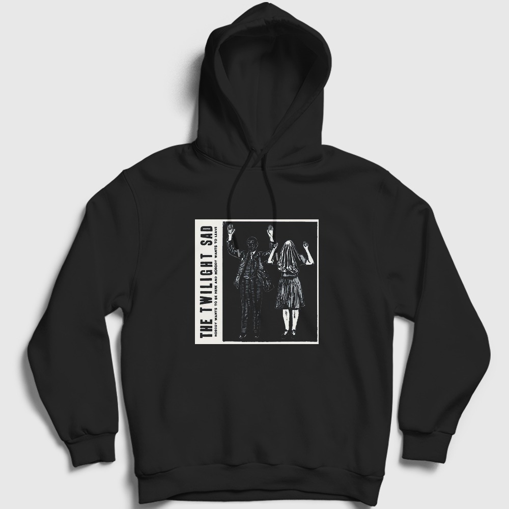 Album Cover The Twilight Sad Kapşonlu Sweatshirt Siyah