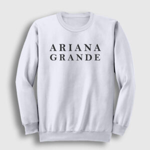 Ariana Grande Sweatshirt beyaz