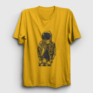 Astronaut Punkster Tişört sarı