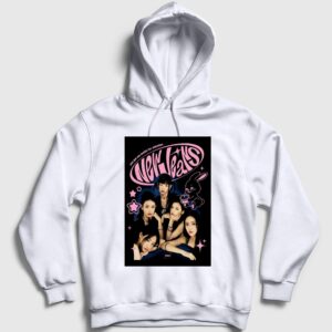 Attention K-Pop Newjeans Kapşonlu Sweatshirt Beyaz