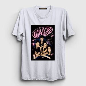 Attention K-Pop Newjeans Tişört Beyaz