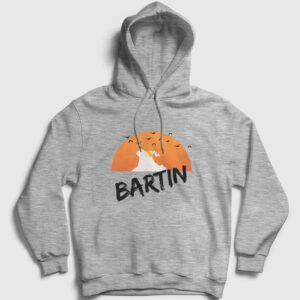 Bartın Kapşonlu Sweatshirt gri kırçıllı