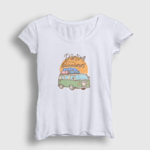 Be Adventurers Kadın Tişört beyaz