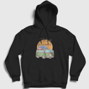 Be Adventurers Kapşonlu Sweatshirt siyah