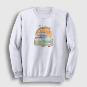 Be Adventurers Sweatshirt beyaz