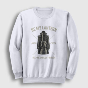 Be My Lantern Sweatshirt beyaz