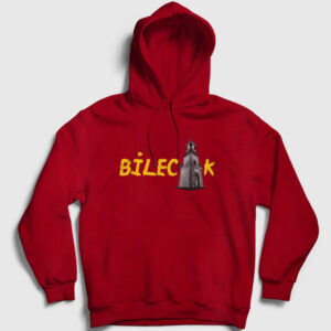 Bilecik Kapşonlu Sweatshirt kırmızı