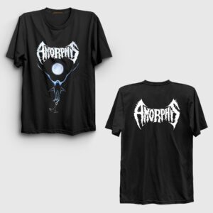 Black Winter Day Metal Amorphis Sırt Baskılı Tişört Siyah
