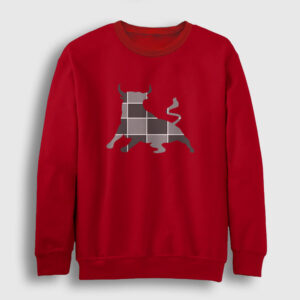 Boğa Sweatshirt kırmızı
