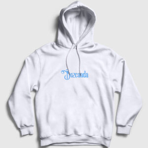 Bozcaada Kapşonlu Sweatshirt beyaz