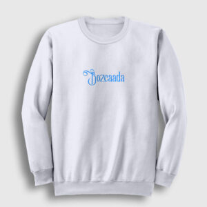 Bozcaada Sweatshirt beyaz