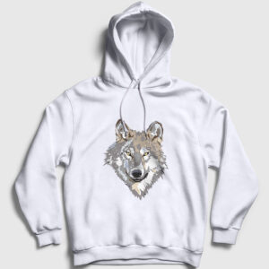 Bozkurt Kapşonlu Sweatshirt beyaz