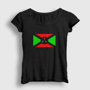 Burundi Kadın Tişört siyah