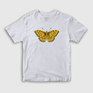 Butterfly Çocuk Tişört beyaz