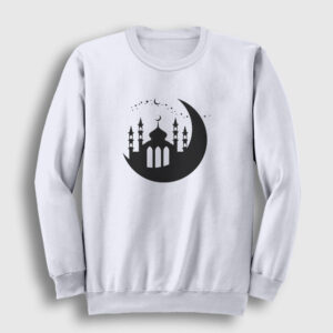 Cami ve Hilal Sweatshirt beyaz