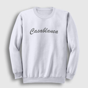 Casablanca Sweatshirt beyaz