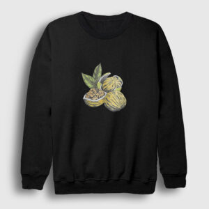 Ceviz Sweatshirt siyah