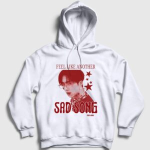 Choi Jiung Sad Song K-Pop P1harmony Kapşonlu Sweatshirt Beyaz