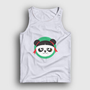 Çinli Panda Atlet beyaz