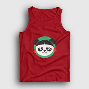 Çinli Panda Atlet kırmızı
