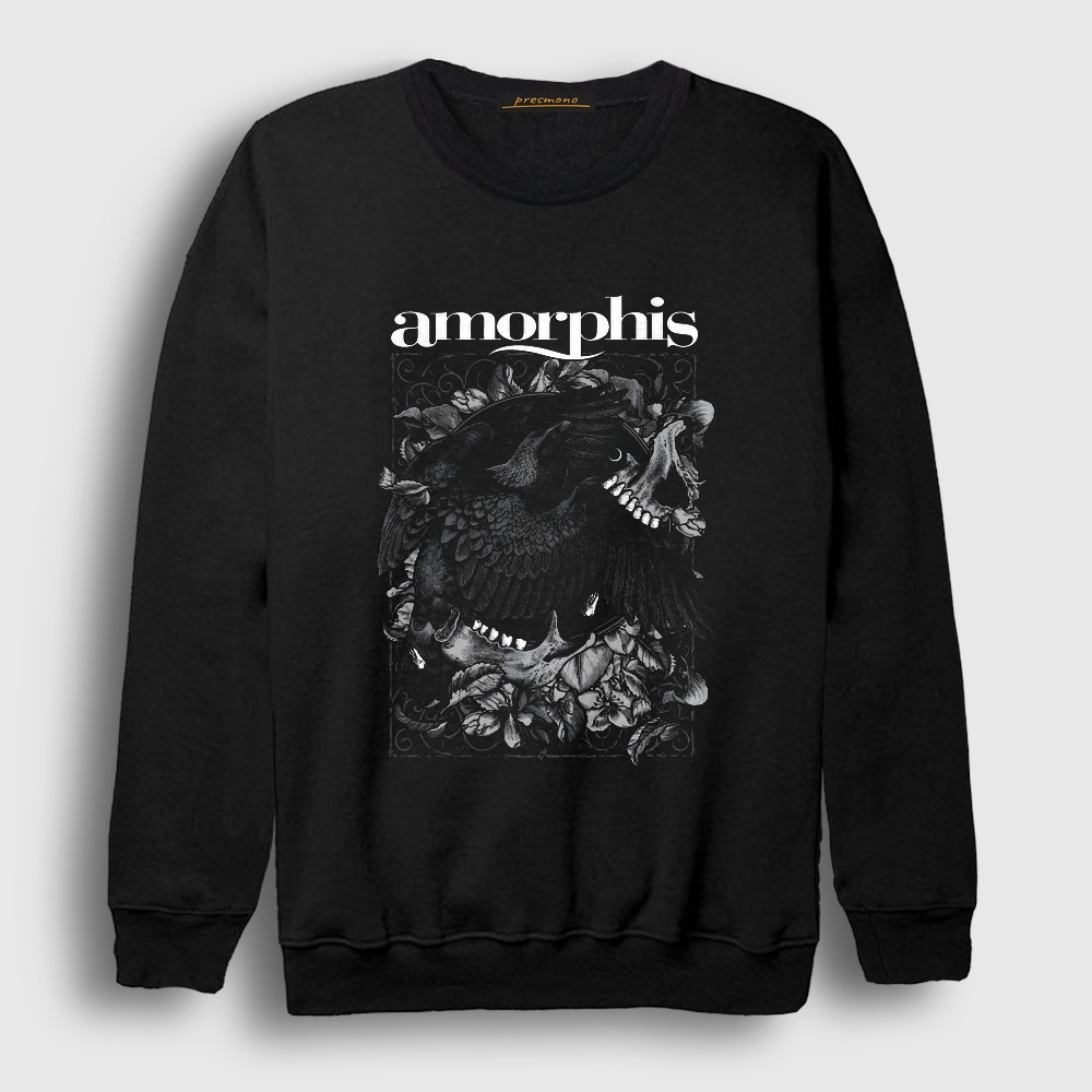 Circle Metal Amorphis Sweatshirt Siyah