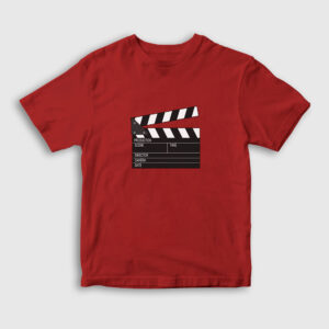 Clapperboard Çocuk Tişört kırmızı