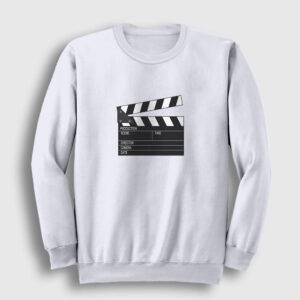 Clapperboard Sweatshirt beyaz