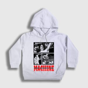 Concert Rock Rage Against The Machine Çocuk Kapşonlu Sweatshirt Beyaz
