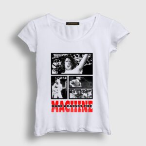 Concert Rock Rage Against The Machine Kadın Tişört Beyaz
