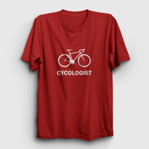 Cycologist Tişört kırmızı