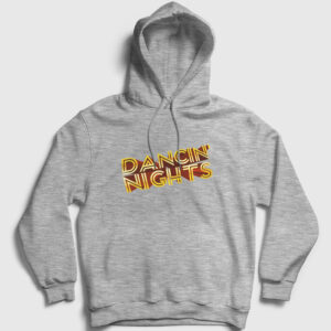Dancin Nights Kapşonlu Sweatshirt gri kırçıllı