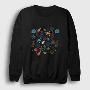 Deniz Kabukları Sweatshirt siyah