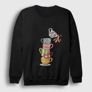 Devilen Fincanlar Sweatshirt siyah