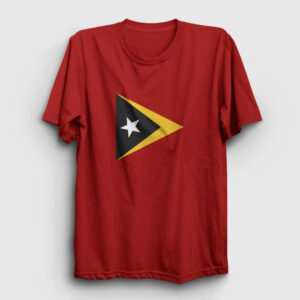 Doğu Timor Tişört kırmızı