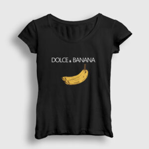 Dolce And Banana Kadın Tişört siyah