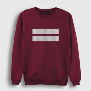 Double Line Sweatshirt bordo
