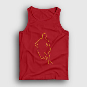 Dribbling Basketbol Atlet kırmızı