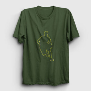 Dribbling Basketbol Tişört haki