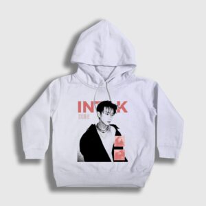 Duh Intak K-Pop P1harmony Çocuk Kapşonlu Sweatshirt Beyaz