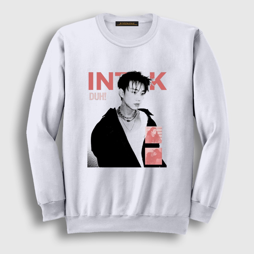 Duh Intak K-Pop P1harmony Sweatshirt Beyaz
