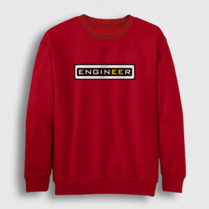 Engineer Sweatshirt kırmızı