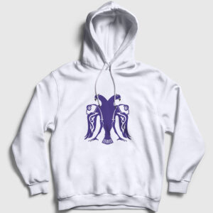 Erzincan Kapşonlu Sweatshirt beyaz