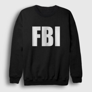FBI Sweatshirt siyah