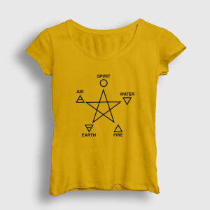 Five Elements Pagan Kadın Tişört sarı