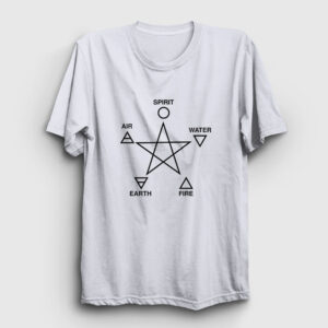 Five Elements Pagan Tişört beyaz