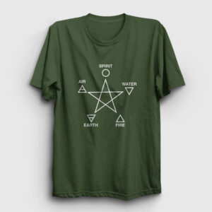 Five Elements Pagan Tişört haki