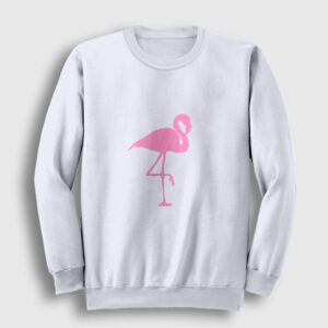 Flamingo Sweatshirt beyaz