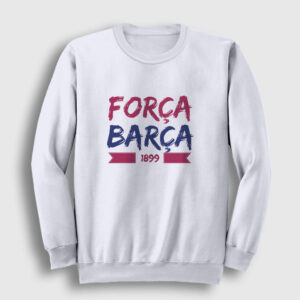 Força Barça Sweatshirt beyaz