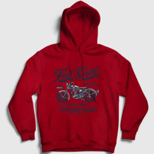 Full Speed Kapşonlu Sweatshirt kırmızı